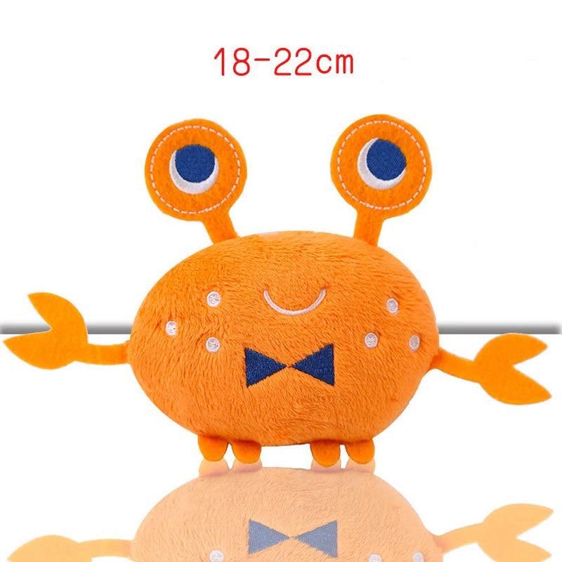 Pet Soft Fleece Smiling Carrot Chew Squeak Toys for Small Dog Puppy Squeaky Plush Sound Cute Vegetable