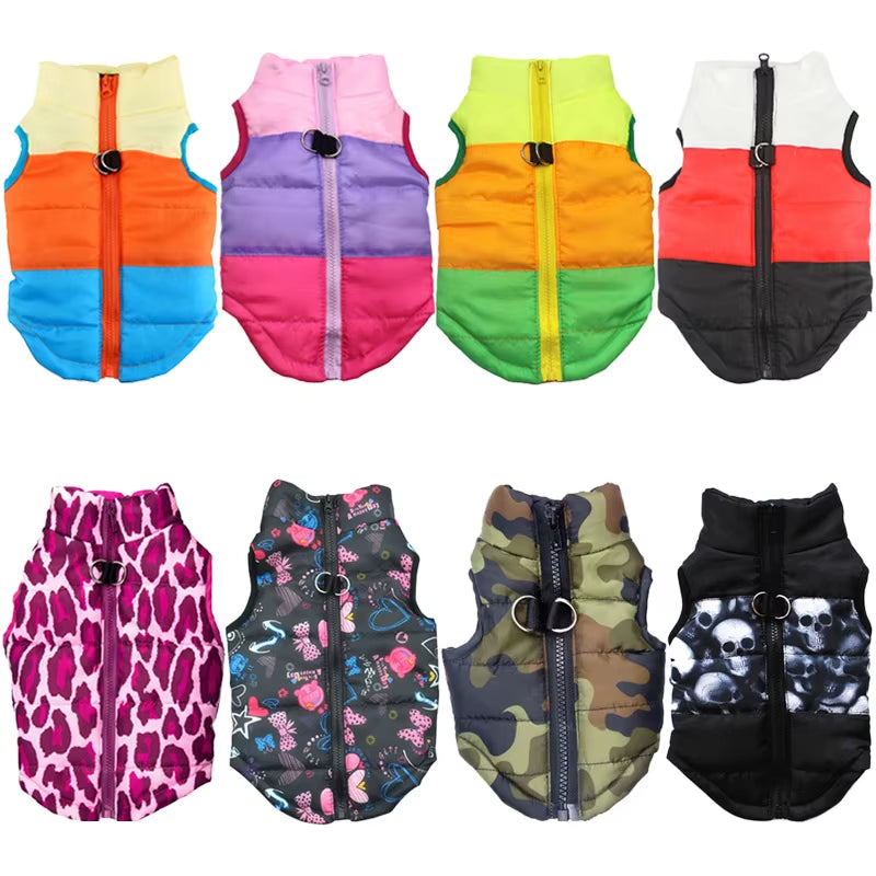XS-XL Warm Pet Clothing for Dog Clothes for Small Dog Coat Jacket Winter Pet Clothes for Dogs Costume Vest Apparel Chihuahua