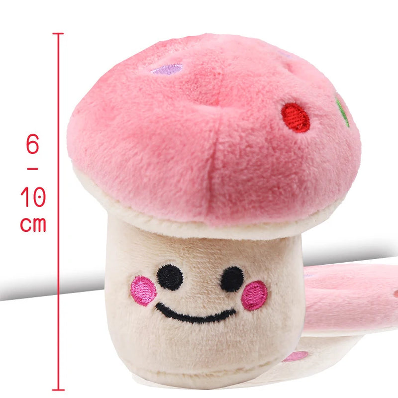Pet Soft Fleece Smiling Carrot Chew Squeak Toys for Small Dog Puppy Squeaky Plush Sound Cute Vegetable