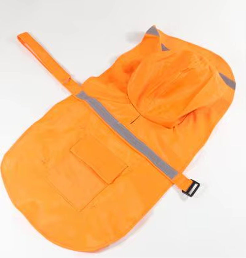 Reflective Tape Dog Raincoat Large Pet Coat Pets Clothes Dog Raincoat Teddy Bear Big Dog Raincoat Puppy Raincoat XS-XXXL