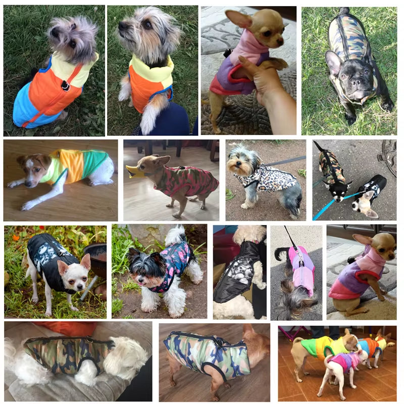 XS-XL Warm Pet Clothing for Dog Clothes for Small Dog Coat Jacket Winter Pet Clothes for Dogs Costume Vest Apparel Chihuahua