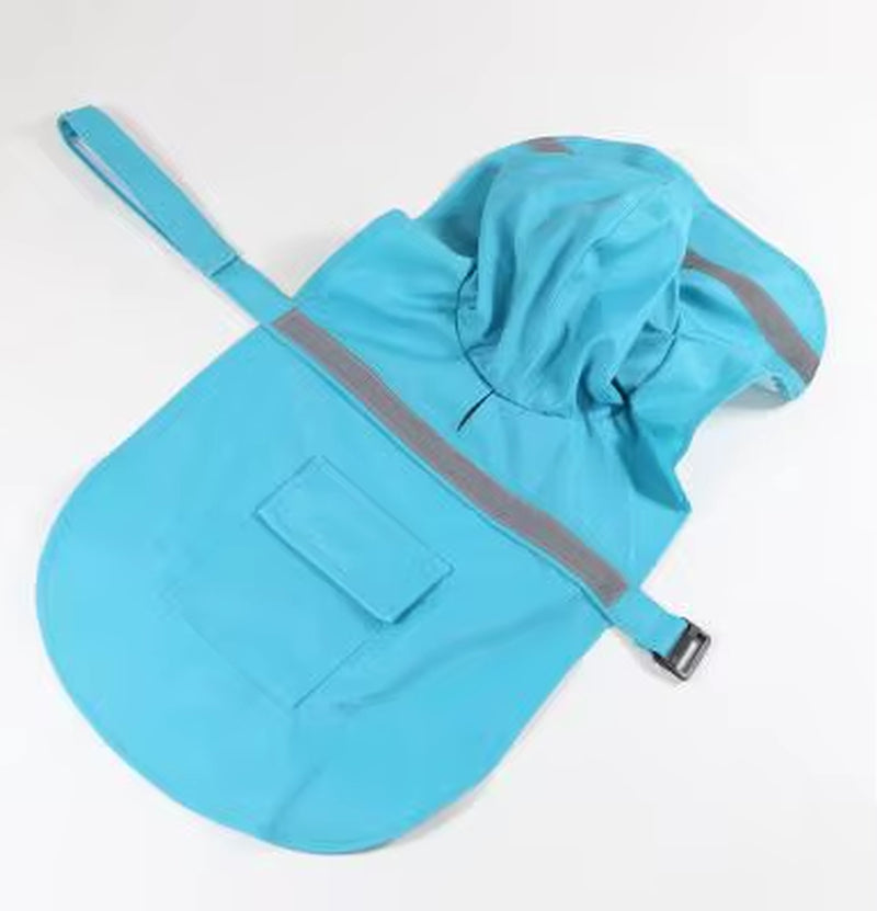 Reflective Tape Dog Raincoat Large Pet Coat Pets Clothes Dog Raincoat Teddy Bear Big Dog Raincoat Puppy Raincoat XS-XXXL