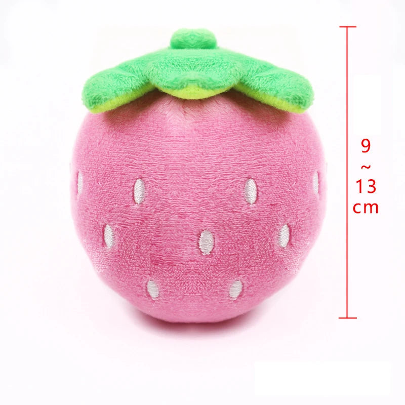 Pet Soft Fleece Smiling Carrot Chew Squeak Toys for Small Dog Puppy Squeaky Plush Sound Cute Vegetable