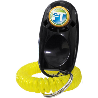 E-Collar - ET-300ZEN - 1/2 Mile Remote Waterproof Trainer Mini  - Static, Vibration and Sound Stimulation Collar with Petstek Dog Training Clicker