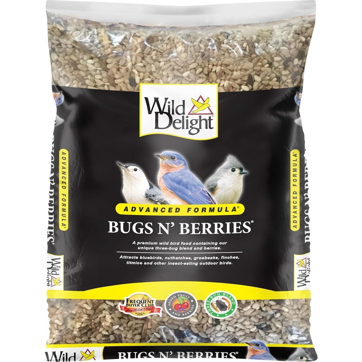 367845 Bugs N' Berries Wild Bird Food, 4.5 Lb