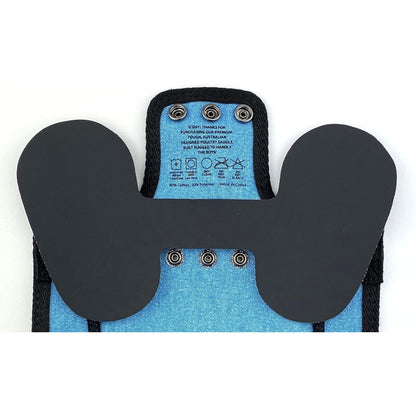Premium Chicken Saddle, Adjustable Straps Suit Medium and Large Hens, Poultry Saver, Protector, Apron, Supplies, Products and Equipment, Including Shoulder Cover (Blue)…