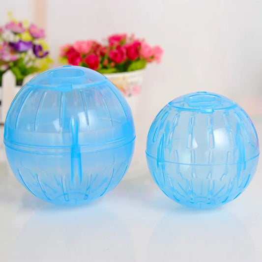 Mini Plastic Funny Hamster Running Toy Silent Rotatory Jogging Wheel Chinchilla Pet Gerbil Exercise Sport Ball for Small Animals