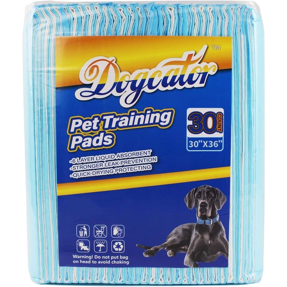 Dog Pee Pads Extra Large 30" X 36", X-Large Puppy Pee Pads Super Absorbent, 30 Count Leak-Proof Disposable Dog Training Pads, Potty Pads for Puppies, Pets, Rabbits, Cats, Doggies