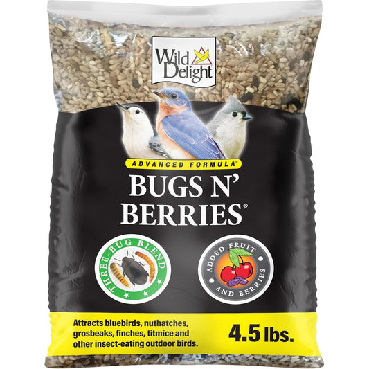 367845 Bugs N' Berries Wild Bird Food, 4.5 Lb