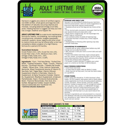 Harrison'S Adult Lifetime Fine 1Lb ...