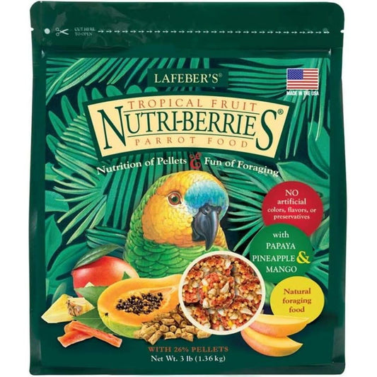 Lafeber?S Gourmet Tropical Fruit Nutri-Berries for Parrots 3 Lb. Bag