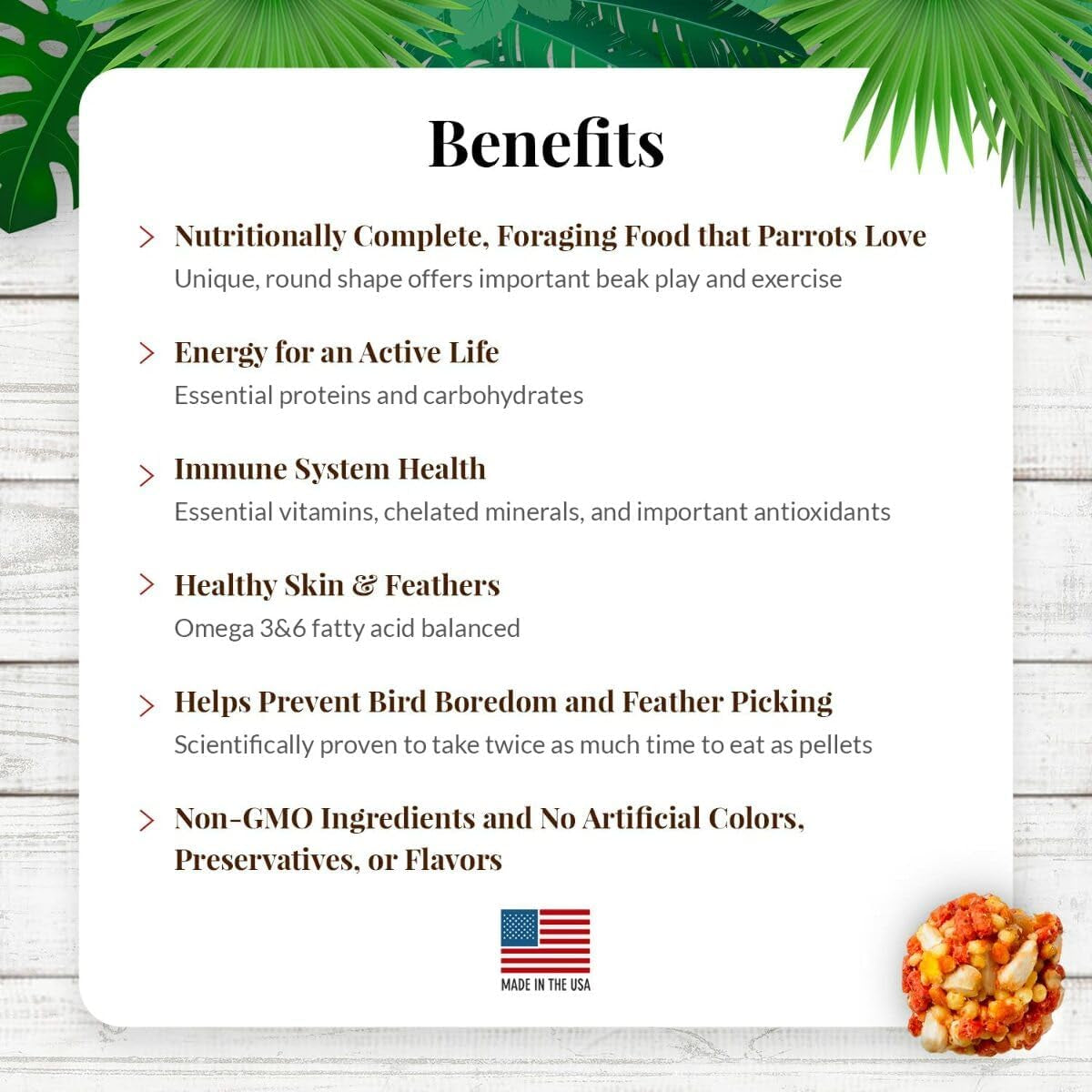 Lafeber?S Gourmet Tropical Fruit Nutri-Berries for Parrots 3 Lb. Bag