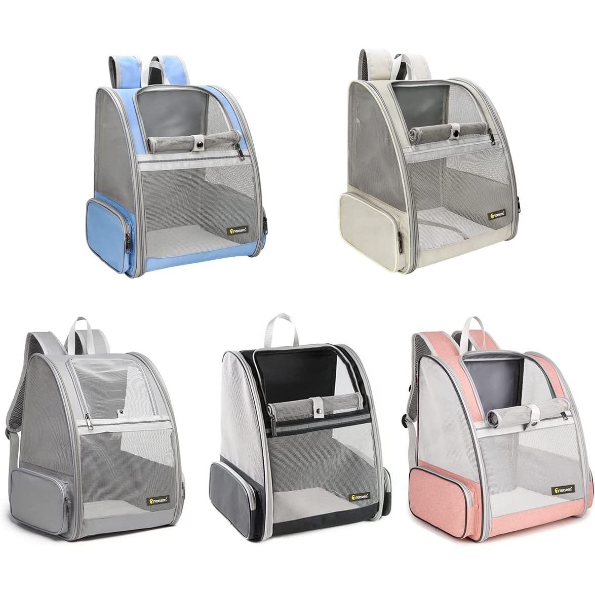 Innovative Traveler Bubble Backpack Pet Carriers for Cats and Dogs (Black)