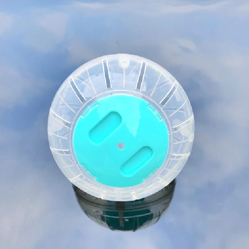 Mini Plastic Funny Hamster Running Toy Silent Rotatory Jogging Wheel Chinchilla Pet Gerbil Exercise Sport Ball for Small Animals