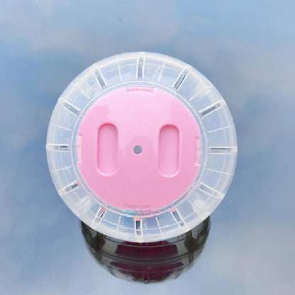 Mini Plastic Funny Hamster Running Toy Silent Rotatory Jogging Wheel Chinchilla Pet Gerbil Exercise Sport Ball for Small Animals