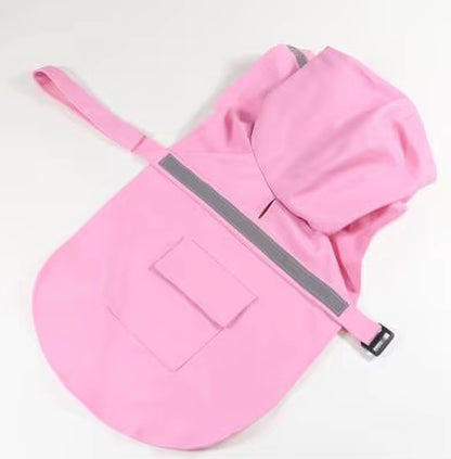 Reflective Tape Dog Raincoat Large Pet Coat Pets Clothes Dog Raincoat Teddy Bear Big Dog Raincoat Puppy Raincoat XS-XXXL