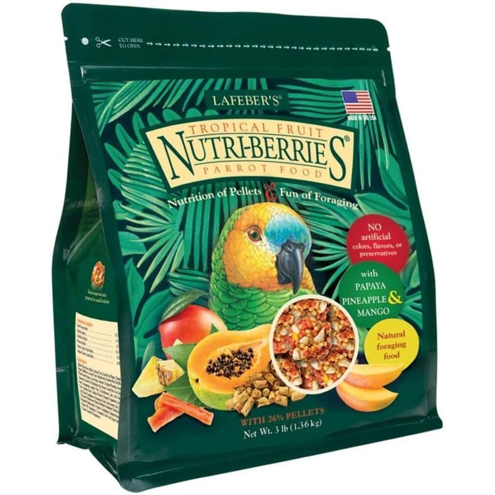 Lafeber?S Gourmet Tropical Fruit Nutri-Berries for Parrots 3 Lb. Bag