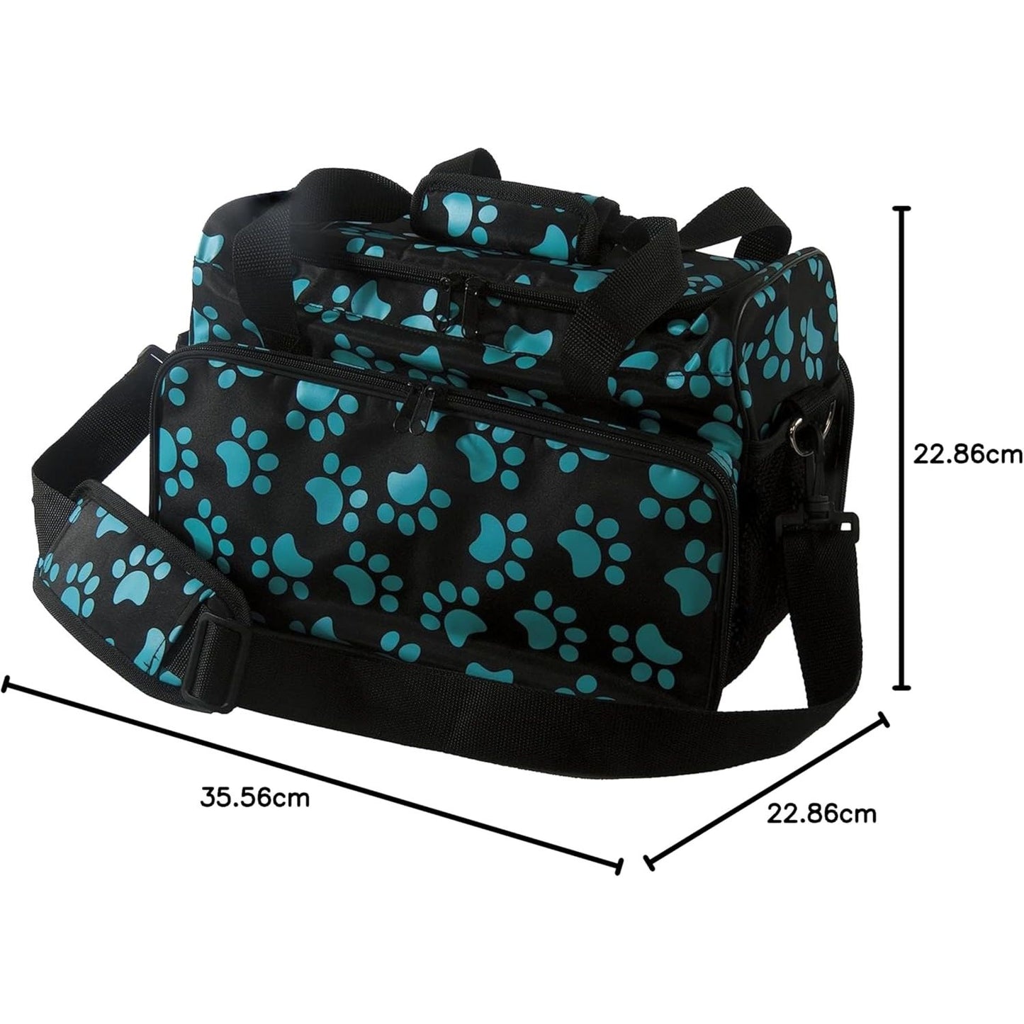 Professional Animal Pet Travel Bag, Turquoise #97764-300