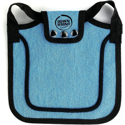 Premium Chicken Saddle, Adjustable Straps Suit Medium and Large Hens, Poultry Saver, Protector, Apron, Supplies, Products and Equipment, Including Shoulder Cover (Blue)…